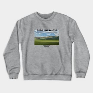 Roam The World Landscape Crewneck Sweatshirt